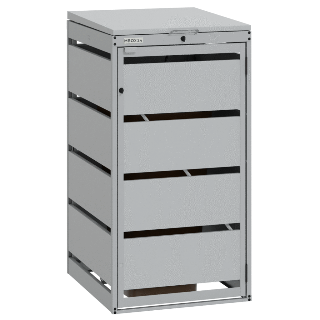 120-1 Mülltonnenbox MBOX Classic 120L 1er Set in verschiedenen Farben